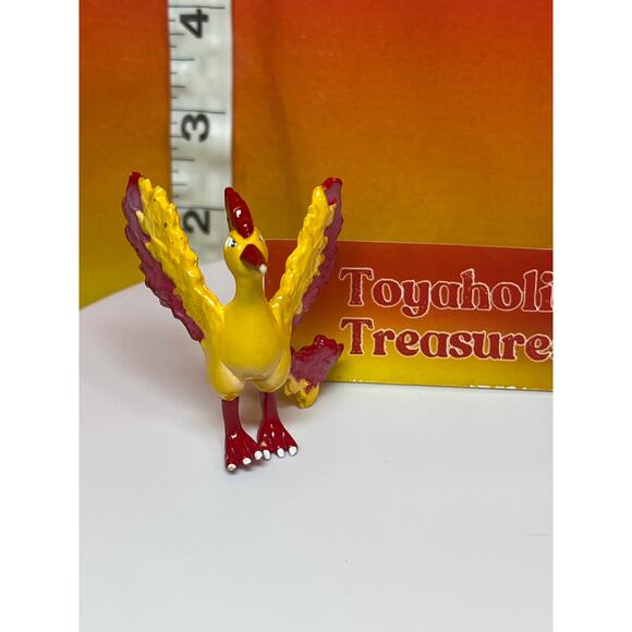 Pokemon Vintage Tomy Mini Figure Moltres Monster Collection - Picture 1 of 2